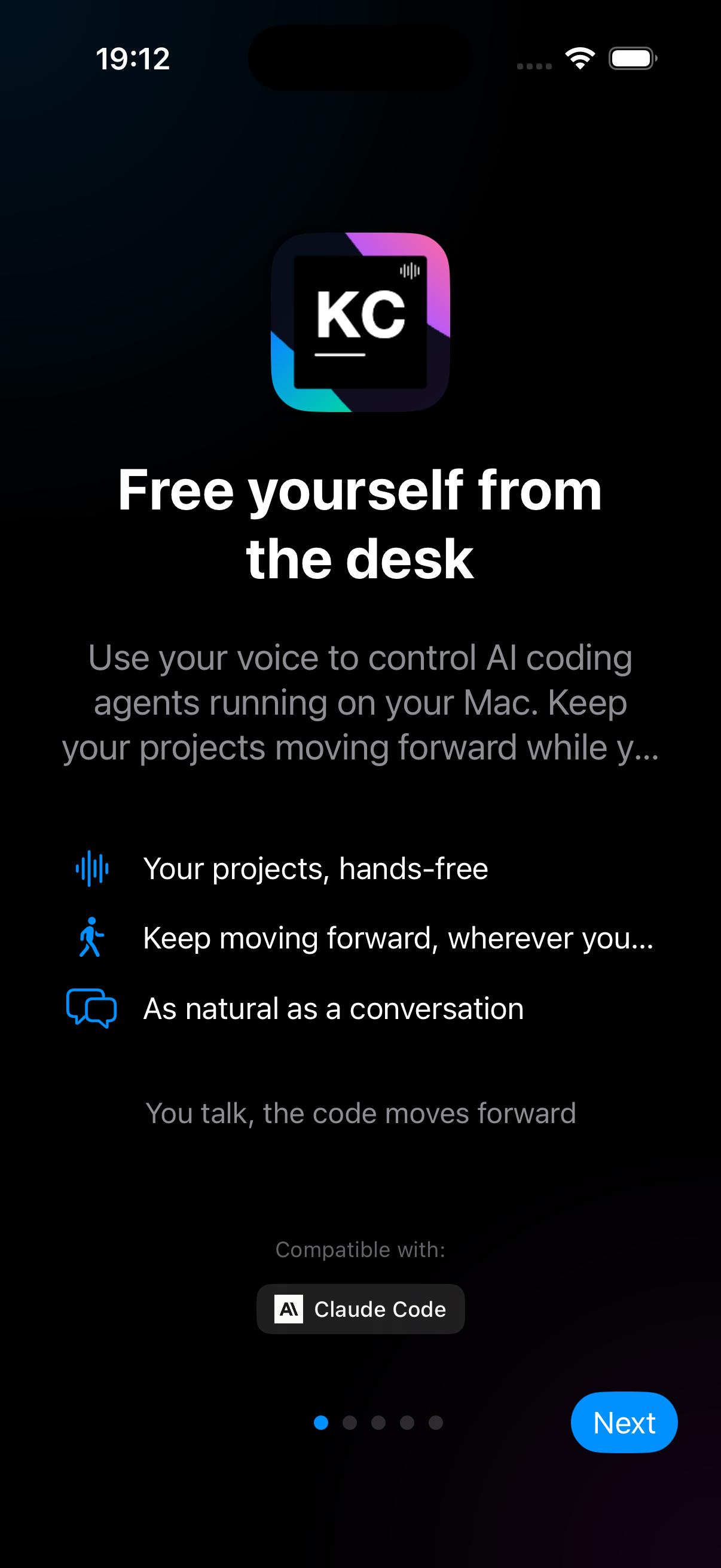KoeCode iPhone - Welcome