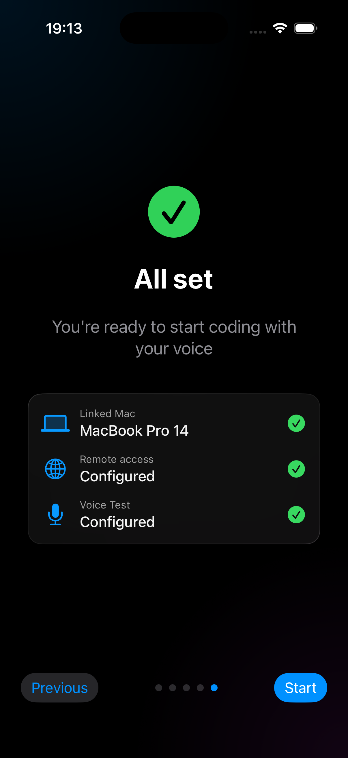 KoeCode iPhone - All set